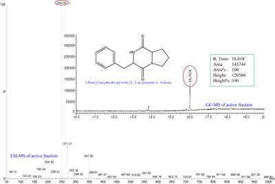 3-Benzyl-Hexahydro-Pyrrolo[1,2-a]Pyrazine-1,4-Dione Extracted From Exiguobacterium indicum Showed Anti-biofilm Activity Against Pseudomonas aeruginosa by Attenuating Quorum Sensing